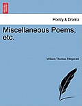 Miscellaneous Poems, Etc.