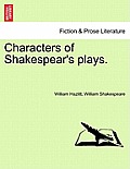 Characters of Shakespear's Plays.