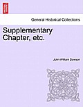 Supplementary Chapter, Etc.