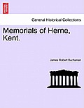 Memorials of Herne, Kent.
