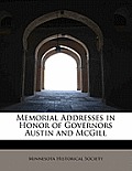 Memorial Addresses in Honor of Governors Austin and McGill
