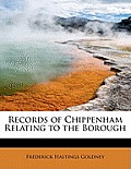 Records of Chippenham Relating to the Borough