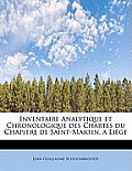 Inventaire Analytique Et Chronologique Des Chartes Du Chapitre de Saint-Martin, a Liege