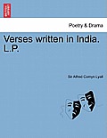 Verses Written in India. L.P.