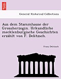 Aus Dem Stammhause Der Grossherzogin. Urkundliche Mecklenburgische Geschichten Erzahlt Von F. Delitzsch.
