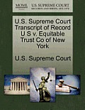 U.S. Supreme Court Transcript of Record U S V. Equitable Trust Co of New York