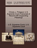 Christy V. Pridgeon U.S. Supreme Court Transcript of Record with Supporting Pleadings