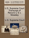 U.S. Supreme Court Transcript of Record U S V. Moseley