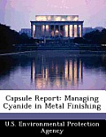 Capsule Report: Managing Cyanide in Metal Finishing