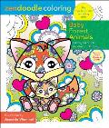 Zendoodle Coloring Baby Forest Animals Cuddly Creatures to Color & Display