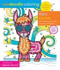 Zendoodle Coloring Baby Llamas Mini Mountain Friends to Color & Display