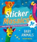 Sticker Mosaics Jr Baby Animals Create Magical Pictures with Glitter Stickers