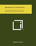 Readings in Linguistics: The Development of Descriptive Linguistics in America Since 1925