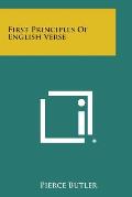 First Principles of English Verse