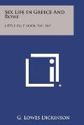 Sex Life in Greece and Rome: Little Blue Book, No. 163
