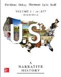 Us: A Narrative History Volume 1 W/ Connect Access Card 1t AC