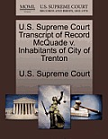 U.S. Supreme Court Transcript of Record McQuade V. Inhabitants of City of Trenton