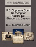 U.S. Supreme Court Transcript of Record de Elzaburu V. Chaves