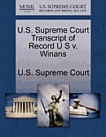 U.S. Supreme Court Transcript of Record U S V. Winans