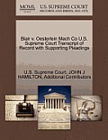 Blair V. Oesterlein Mach Co U.S. Supreme Court Transcript of Record with Supporting Pleadings