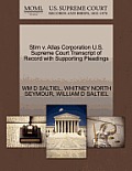 Stirn V. Atlas Corporation U.S. Supreme Court Transcript of Record with Supporting Pleadings