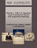 Nichols V. Tuffy U.S. Supreme Court Transcript of Record with Supporting Pleadings