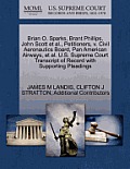 Brian O. Sparks, Brant Phillips, John Scott et al., Petitioners, V. Civil Aeronautics Board, Pan American Airways, et al. U.S. Supreme Court Transcrip