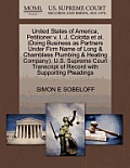 United States of America, Petitioner V. I. J. Colotta Et Al. (Doing Business as Partners Under Firm Name of Long & Chambless Plumbing & Heating Compan