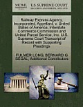 Railway Express Agency, Incorporated, Appellant, V. United States of America, Interstate Commerce Commission and United Parcel Service, Inc. U.S. Supr