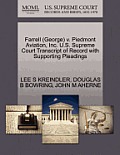 Farrell (George) V. Piedmont Aviation, Inc. U.S. Supreme Court Transcript of Record with Supporting Pleadings