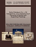 Sohio Petroleum Co. V. Oil Transport Co. U.S. Supreme Court Transcript of Record with Supporting Pleadings