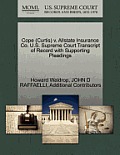 Cope (Curtis) V. Allstate Insurance Co. U.S. Supreme Court Transcript of Record with Supporting Pleadings