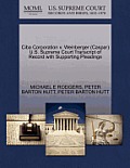 CIBA Corporation V. Weinberger (Caspar) U.S. Supreme Court Transcript of Record with Supporting Pleadings