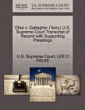 Ohio V. Gallagher (Terry) U.S. Supreme Court Transcript of Record with Supporting Pleadings