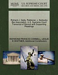 Richard J. Getty, Petitioner, V. Kentucky Bar Association. U.S. Supreme Court Transcript of Record with Supporting Pleadings