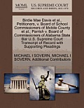 Birdie Mae Davis et al., Petitioners, V. Board of School Commissioners of Mobile County et al.; Parrish V. Board of Commissioners of Alabama State Bar