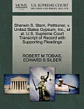Sherwin S. Stern, Petitioner, V. United States Gypsum, Inc., et al. U.S. Supreme Court Transcript of Record with Supporting Pleadings