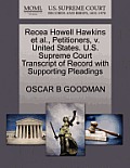 Recea Howell Hawkins et al., Petitioners, V. United States. U.S. Supreme Court Transcript of Record with Supporting Pleadings