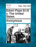 Edwin Pope et al V. the United States