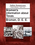 Braman's Information about Texas.