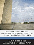 Nuclear Materials: Additional Information on Shipments from Doe's Rocky Flats Plant: Rced-89-61fs