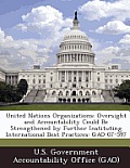 United Nations Organizations: Oversight and Accountability Could Be Strengthened by Further Instituting International Best Practices: Gao-07-597