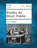 Etudes de Droit Public, Volume I