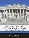 Species and Genera of Tertiary Noetinae: Usgs Professional Paper 189-A