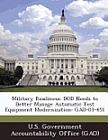 Military Readiness: Dod Needs to Better Manage Automatic Test Equipment Modernization: Gao-03-451