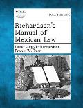 Richardson's Manual of Mexican Law