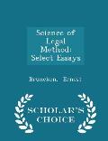 Science of Legal Method: Select Essays - Scholar's Choice Edition