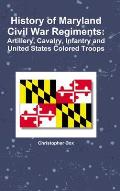 History of Maryland Civil War Regiments: Artillery, Cavalry, Infantry and United States Colored Troops
