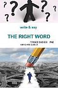 Write & Say the Right Word