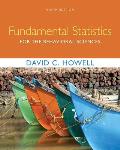 Fundamental Statistics Behavioral Sciences